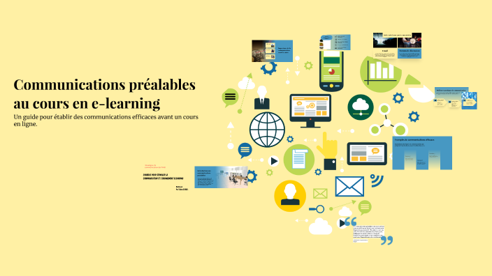 Communications préalables au cours en e-learning by Fatima Souhail on Prezi