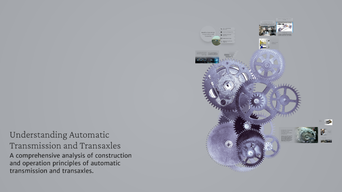 Understanding Automatic Transmission and Transaxles by Ronnie Benaldo ...