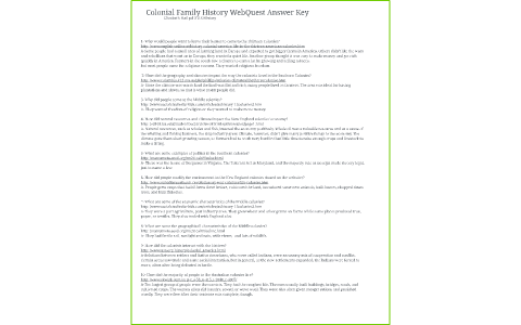 tobacco webquest answer key Heredity Web Quest - Blank Fillable Template | Fill Out, Print & Download PDF Colonial Family History WebQuest Answer
