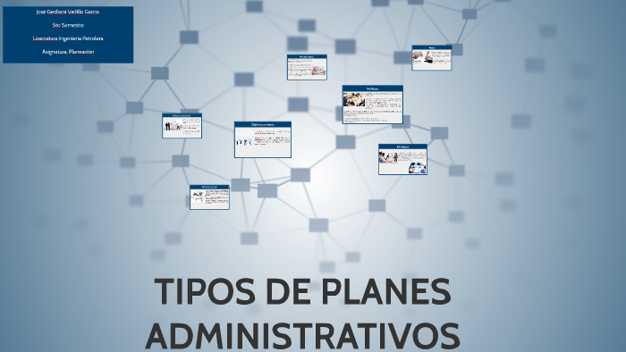 TIPOS DE PLANES ADMINISTRATIVOS by Geobani Badillo on Prezi