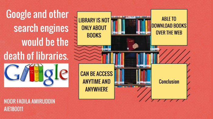 speech writing on google is the death of libraries
