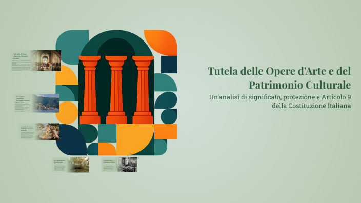 Tutela delle Opere d'Arte e del Patrimonio Culturale by Noemi Pisano on ...