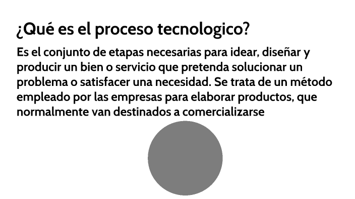 Proceso Tecnologico By Lorena Echavarria On Prezi