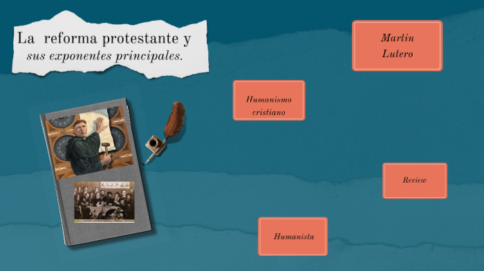 LA REFORMA PROTESTANTE Y SUS EXPONENTES PRINCIPALES by MARÍA LUISA