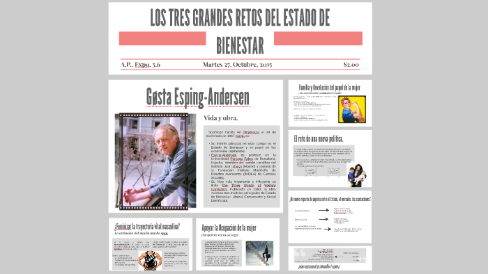 LOS TRES GRANDES RETOS DEL ESTADO DE BIENESTAR by Enrique Segovia