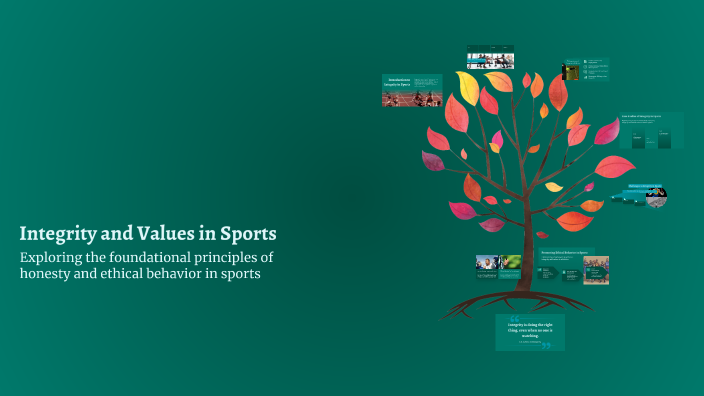 Values In Sport Integrity and Values in Sports by Anjali Sharma on Prezi