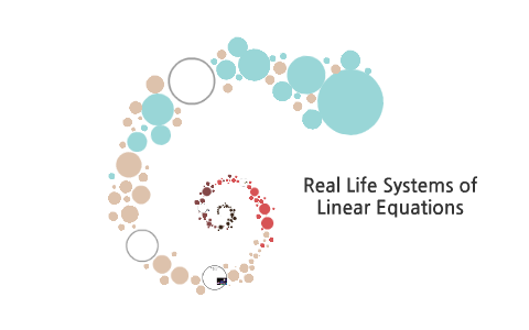 Real life systems of linear equations by Samantha Lu on Prezi
