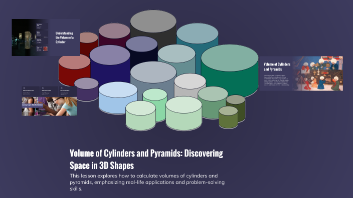 Volume of Cylinders and Pyramids: Discovering Space in 3D Shapes by Jay ...