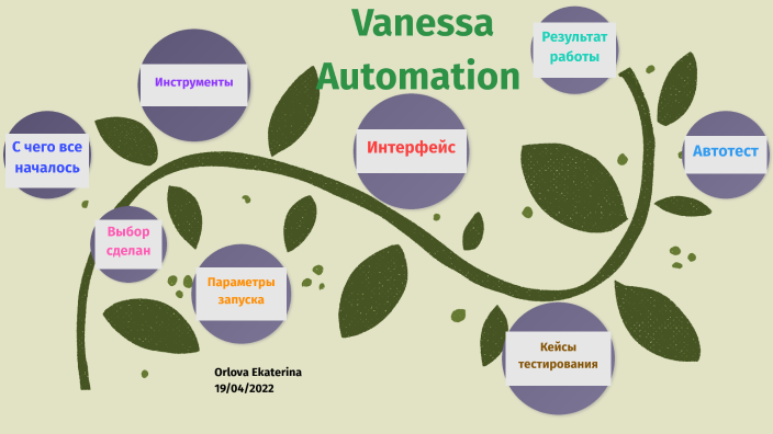 Vanessa 1c с чего начать