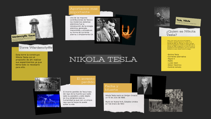 Nikola Tesla by Alan Duran on Prezi