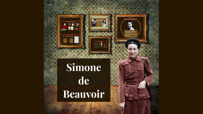 Simone de Beauvoir by Martina Hruška