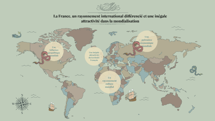 La France un rayonnement international différencié et une inégale