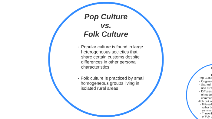 examples of folk and popular culture