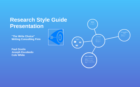 research style guide