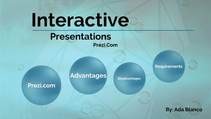 Interactive Presentations by Ada Blanco on Prezi