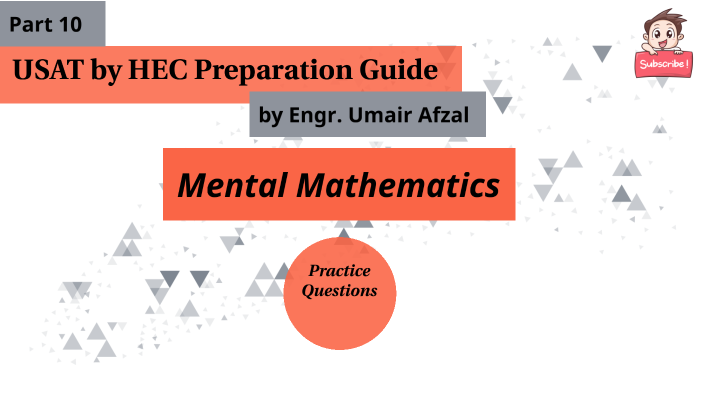 Umair Math USAT Preparation| Part 10| Mental Mathematics by Umair Afzal on Prezi