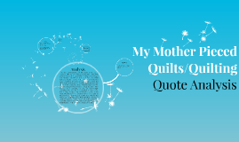 My Mother Pieced Quilts Quilting By Shreya Ghosh