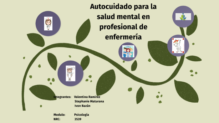 autocuidado para la salud mental del profesional de enfermería by ...