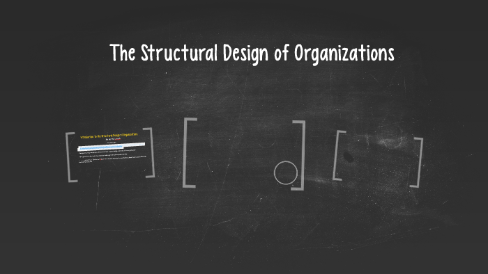 The Structural Design of Organizations by Alexandra Baillie-David