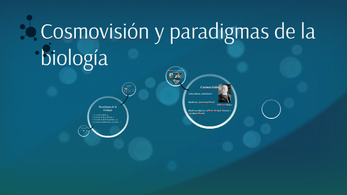 Cosmovisión y paradigmas de la biología by Hector Montufar on Prezi