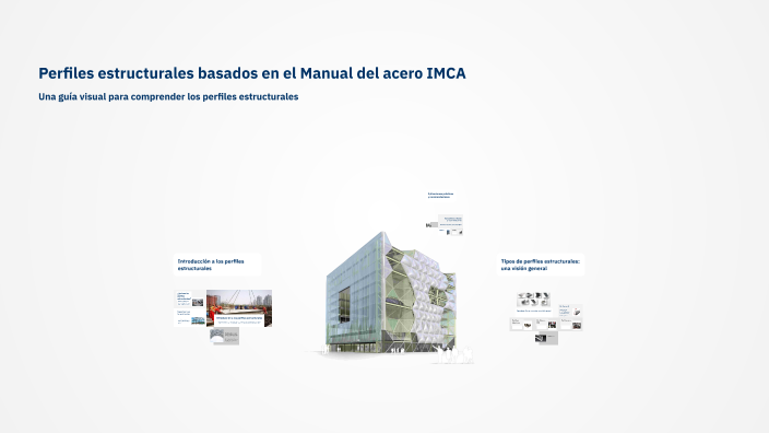Perfiles estructurales basados en el Manual del acero IMCA by Fernando