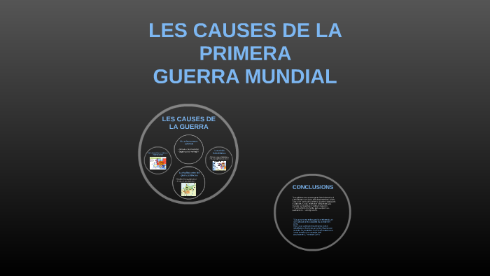 LA PRIMERA GUERRA MUNDIAL by Tuxi on Prezi
