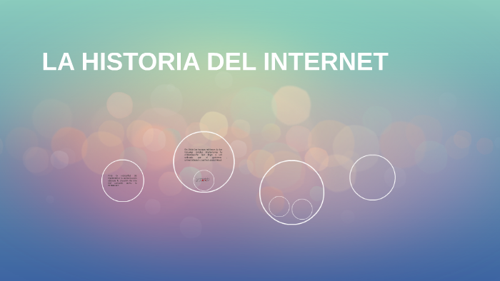 LA HISTORIA DEL INTERNET by karen Aguirre Yance on Prezi