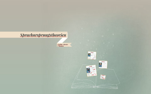 Sprachursprungstheorien by Kam Hbach