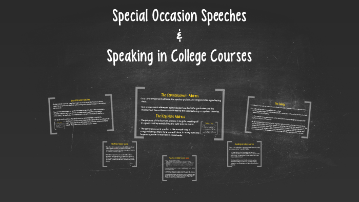 Special Occasion Speeches by Rachel Stuart on Prezi