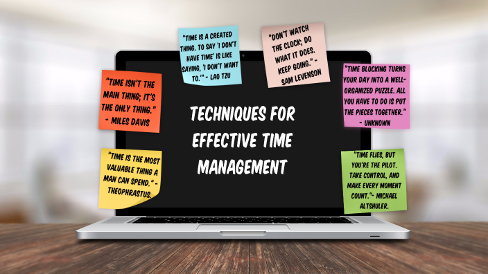 Techniques for Effective Time Management by Danii Serrano on Prezi