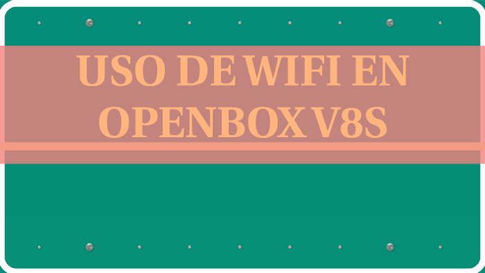 openbox v8s wifi problem