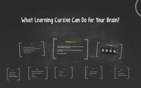 Cursive Brain What Learning Cursive Can Do for Your Brain? by Skye Meyer on Prezi