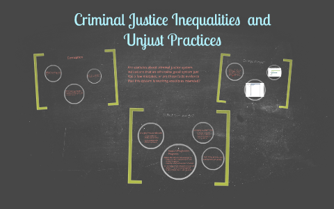 inequality in the criminal justice system essay