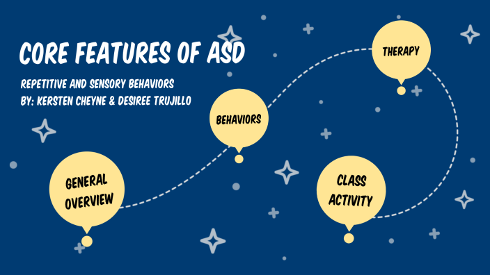 Core Features of ASD: Repetitive and Sensory Behaviors by Desiree ...