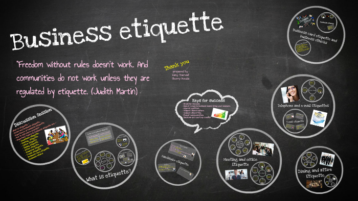 Business etiquette by hany tharwat on Prezi