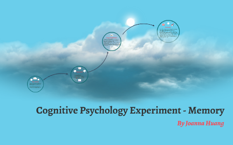 experiment in cognitive psychology