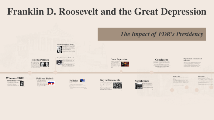 Franklin D. Roosevelt and the Great Depression by PRANAV SAMBASIVAN on ...