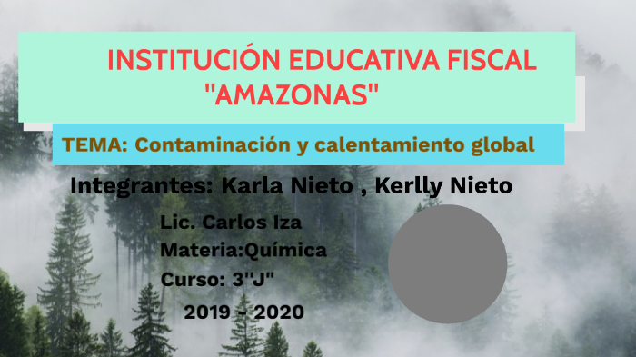 Contaminación y calentamiento global QUÍMICA by Michelle on Prezi