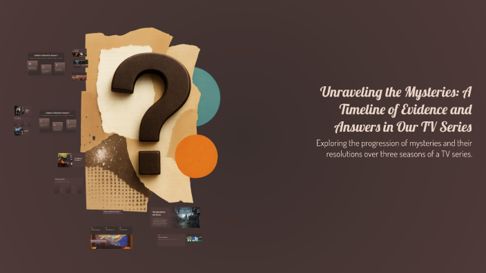 Unraveling the Mysteries: A Timeline of Evidence and Answers in Our TV ...