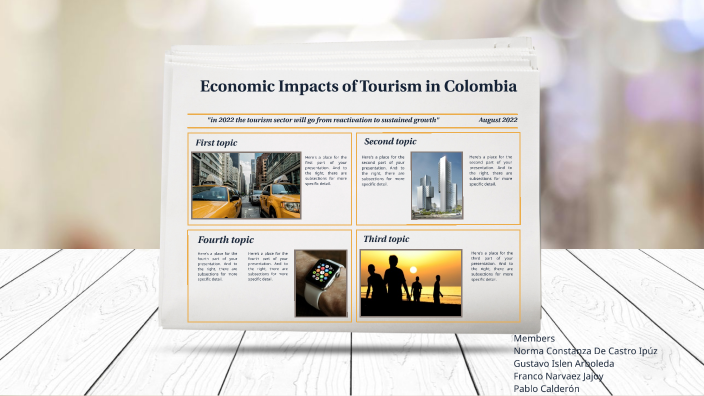 effects of tourism in colombia