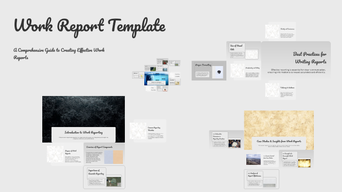 Work Complete Report Model Work Report Template by จิดาภา ยะยม on Prezi