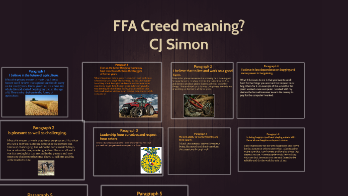 FFA Creed Meaning By CJ Simon