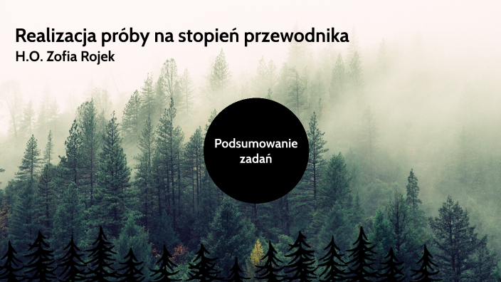 Realizacja próby na stopień przewodnika by Zofia Rojek on Prezi