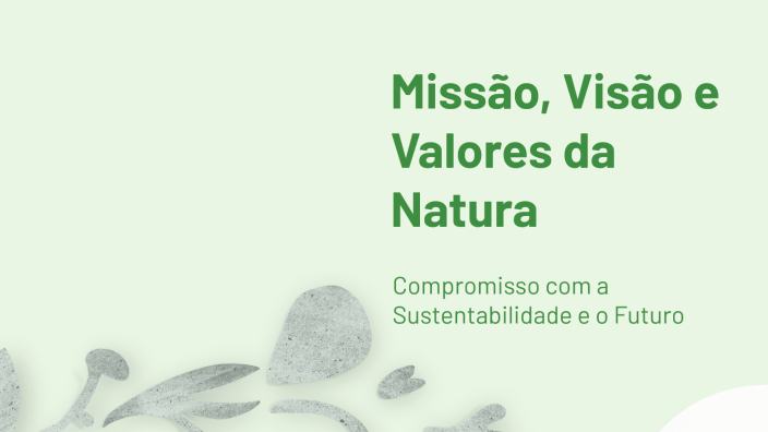 Missão, Visão e Valores da Natura by João Paulo Dutra on Prezi