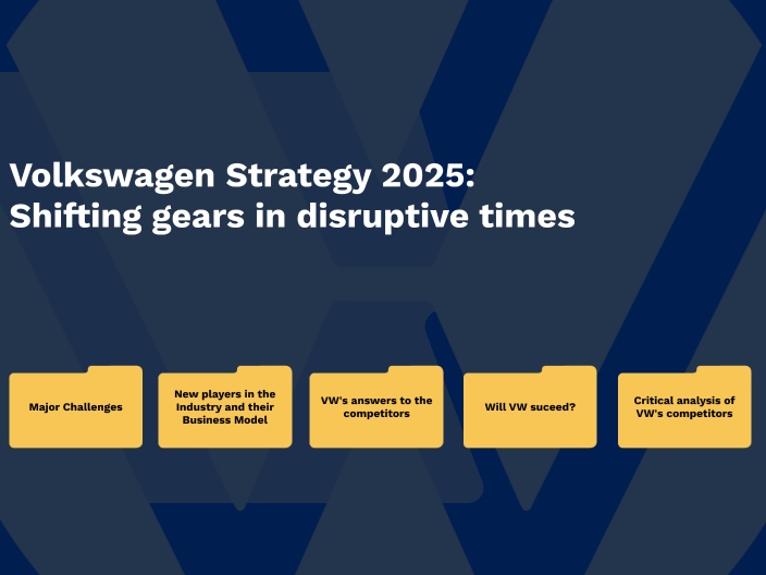 Volkswagen Strategy 2025 Shifting gears in disruptive times by Avi