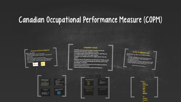 PPT - CMOP =Canadian Model of Occupational Performance CLIENT