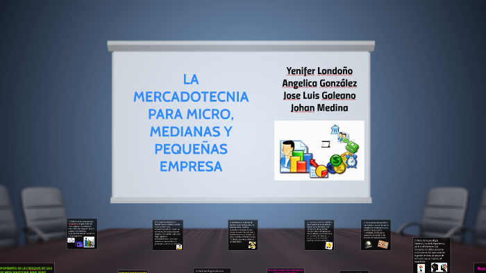 LA MERCADOTECNIA PARA MICRO, MEDIANAS Y PEQUEÑAS EMPRESA By Yenifer ...