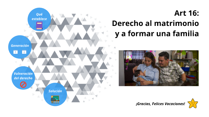 Art Derecho al matrimonio y a fundar una familia by Juan Ramírez on Prezi