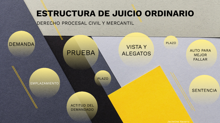 Estructura de Juicio Ordinario by jackeline navarro marín on Prezi