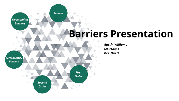 Barriers Presentation by Austin Williams on Prezi